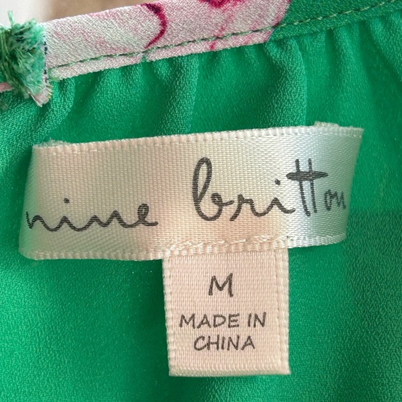 NWOT NINE BRITTON sM tie waist halter-from Stitch Fix-tie in front/back-lined - Picture 3 of 8